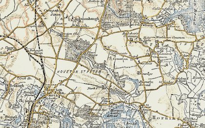 Old map of Cangate in 1901-1902