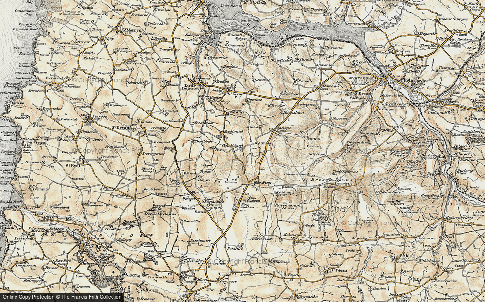 Old Map of Cannalidgey, 1900 in 1900