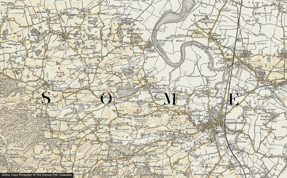 Old Map of Cannington, 1898-1900 in 1898-1900