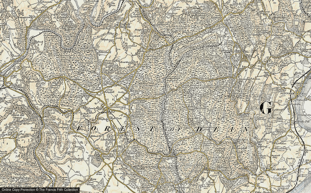Old Map of Cannop, 1899-1900 in 1899-1900