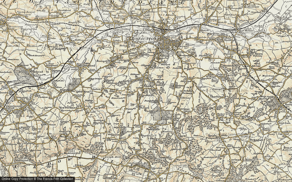 Old Map of Canonsgrove, 1898-1900 in 1898-1900