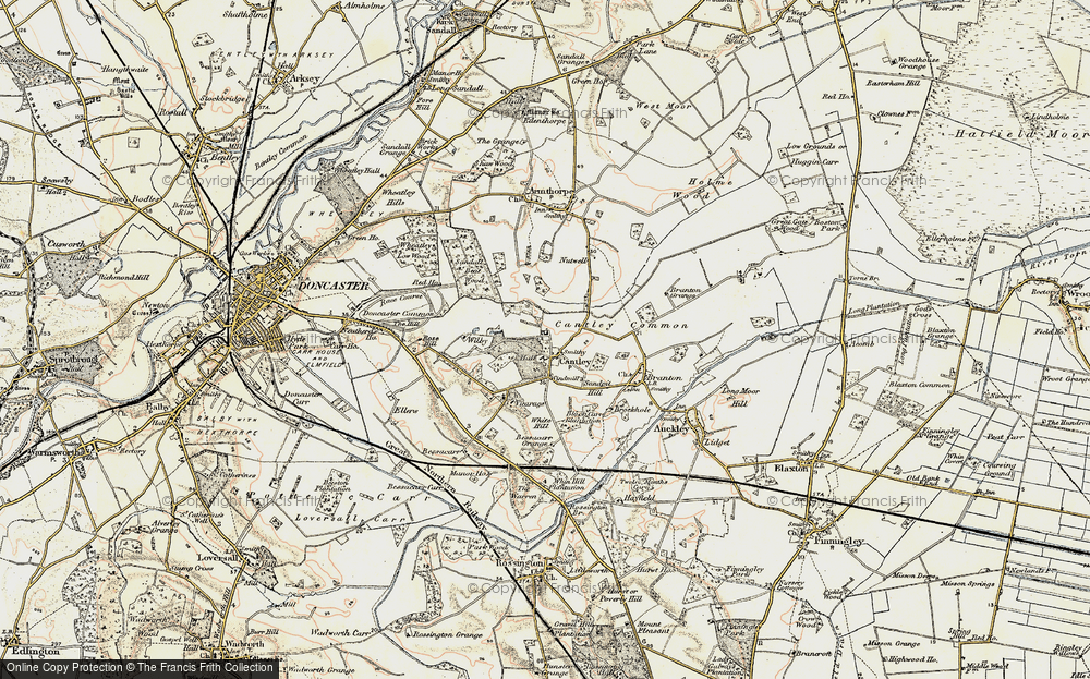 Old Map of Cantley, 1903 in 1903