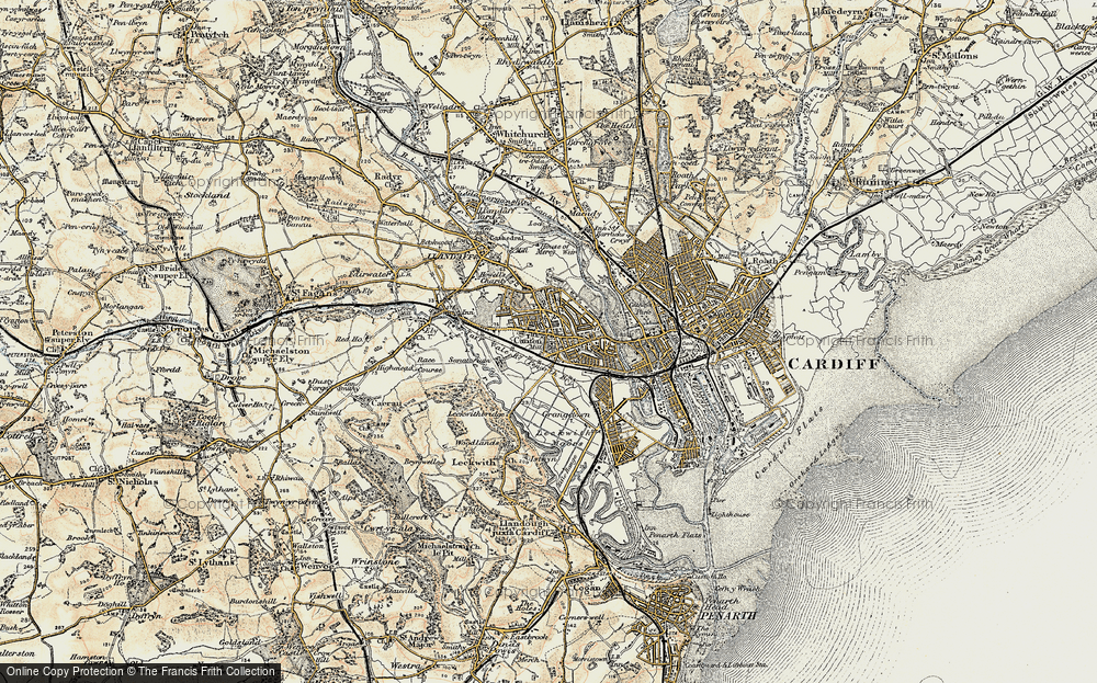 Old Map of Canton, 1899-1900 in 1899-1900