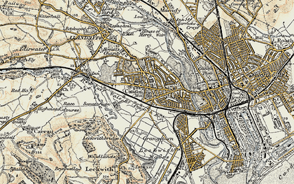 Old map of Canton in 1899-1900