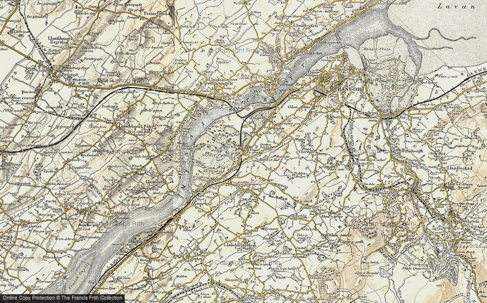 Old Map of Capel-y-graig, 1903-1910 in 1903-1910