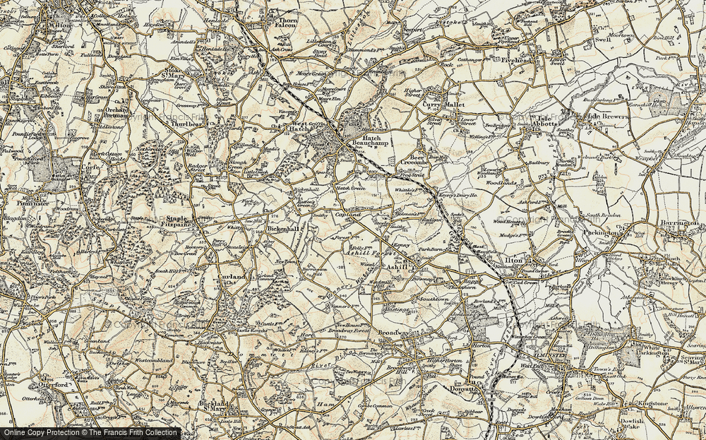 Old Map of Capland, 1898-1900 in 1898-1900