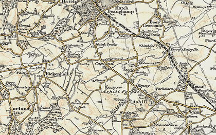 Old map of Capland in 1898-1900