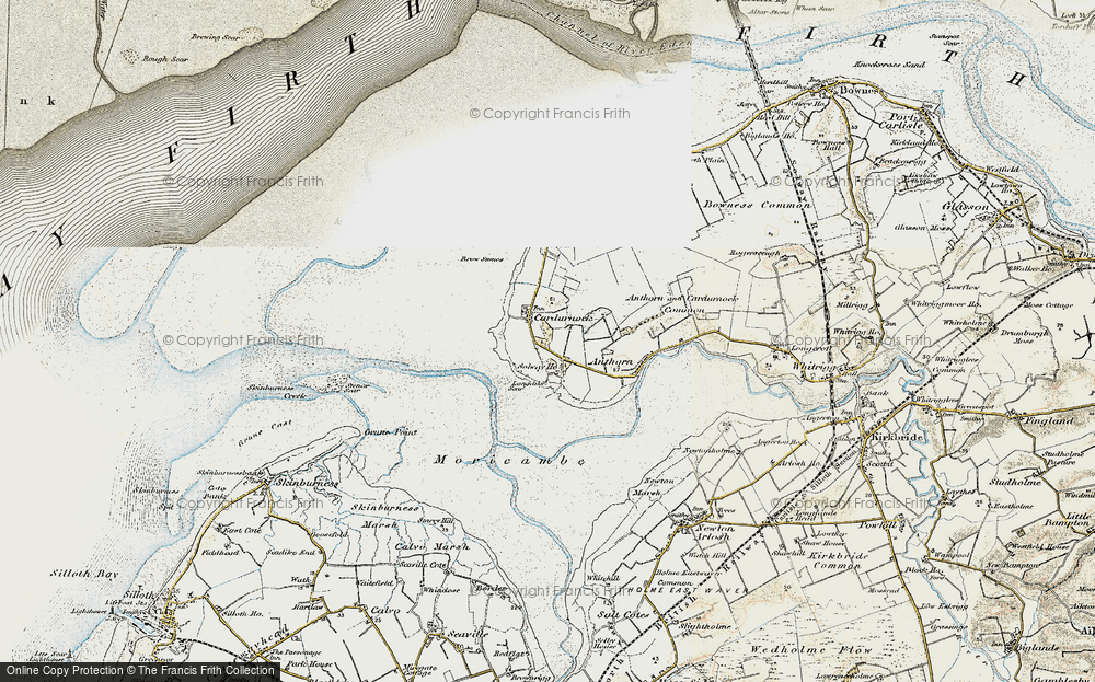 Old Map of Cardurnock, 1901-1904 in 1901-1904
