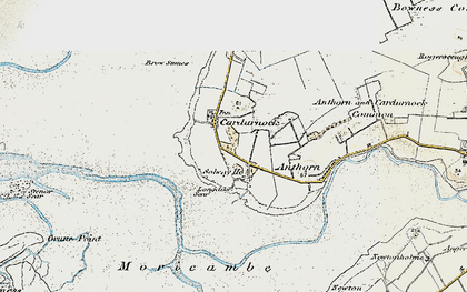 Old map of Cardurnock in 1901-1904