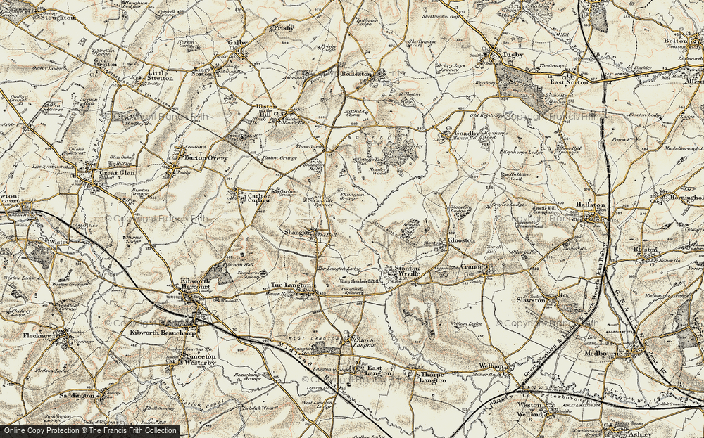 Old Map of Care Village, 1901-1903 in 1901-1903