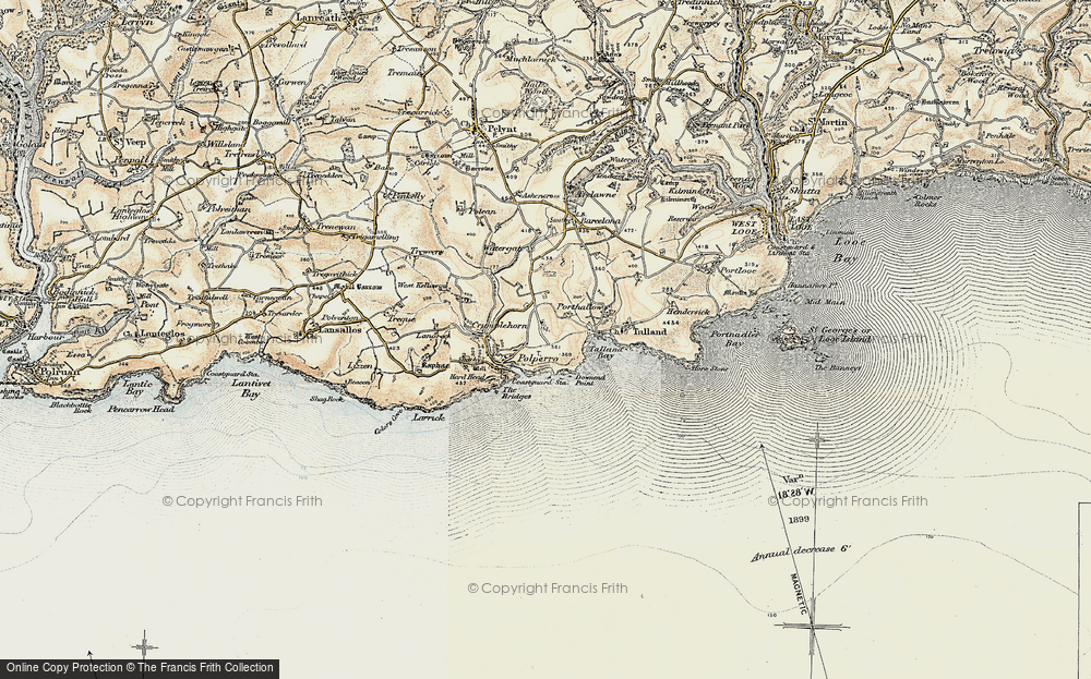 Old Map of Carey Park, 1900 in 1900