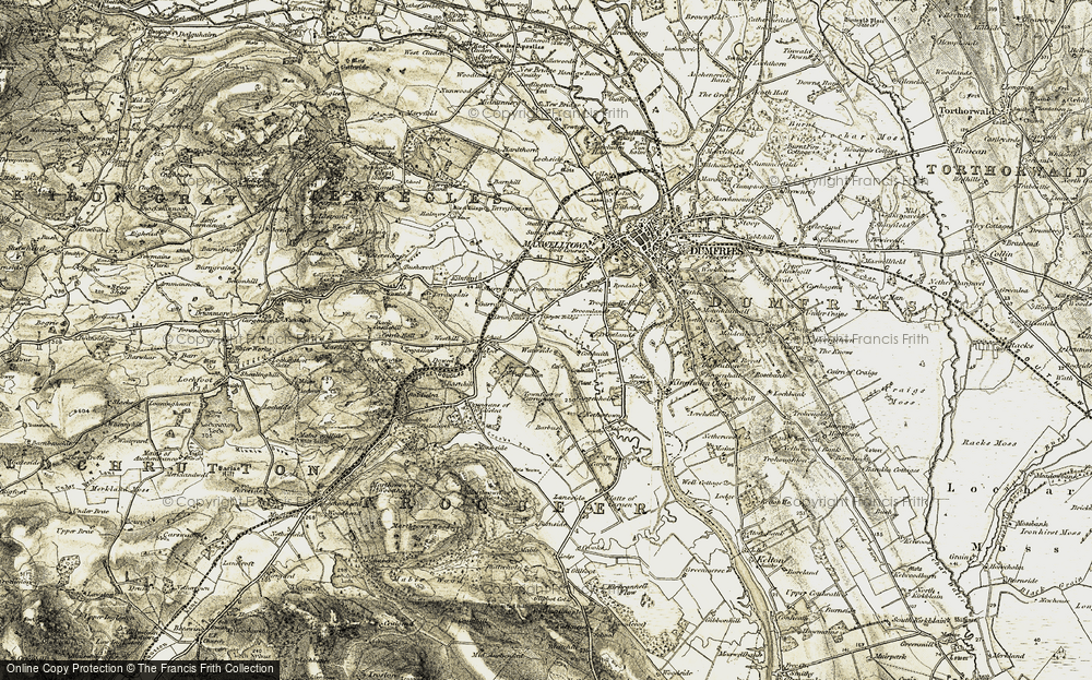 Old Map of Cargenbridge, 1901-1905 in 1901-1905