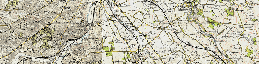 Old map of Carleton in 1901-1904