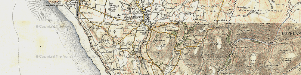 Old map of Carleton in 1903-1904