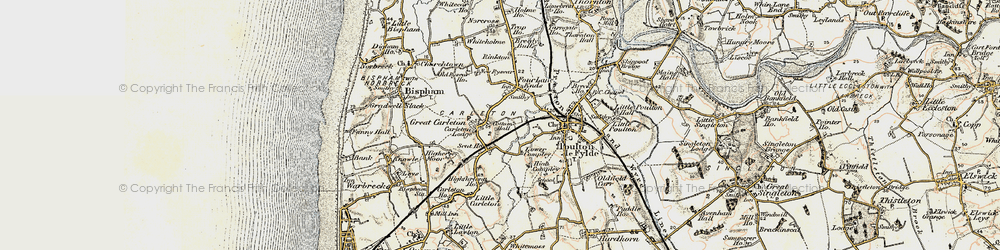 Old map of Carleton in 1903-1904