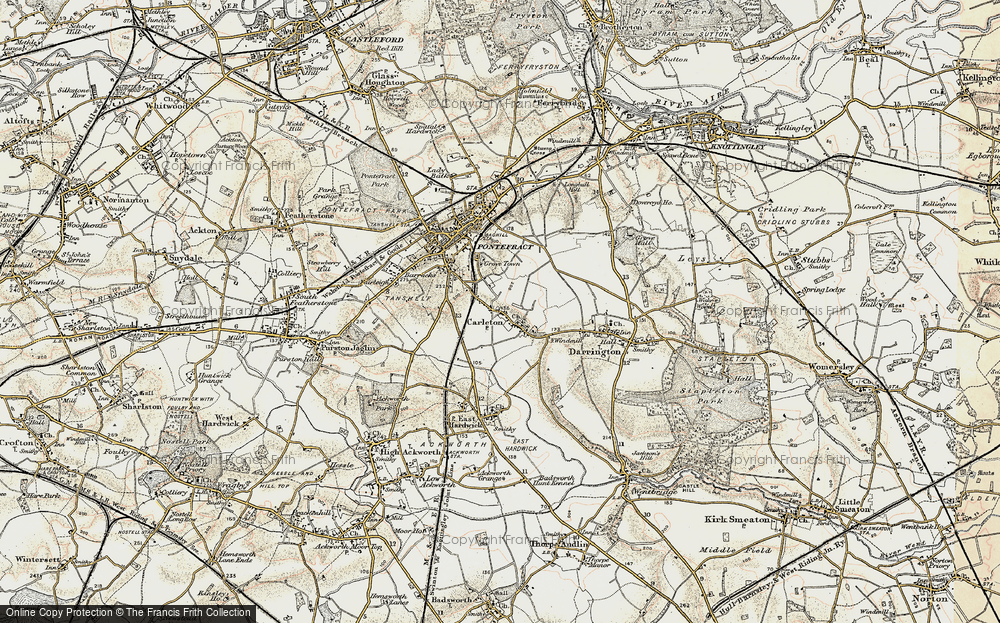 Old Map of Carleton, 1903 in 1903