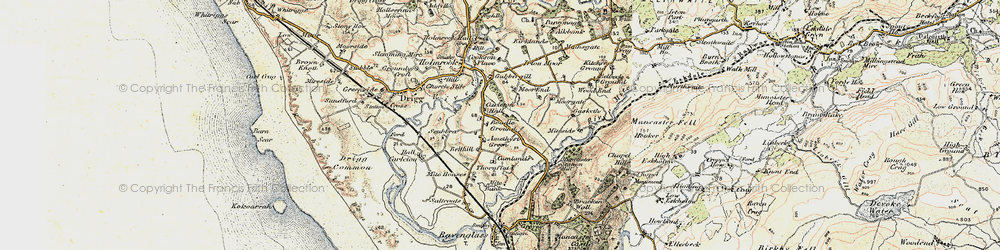Old map of Amethyst Green in 1903-1904
