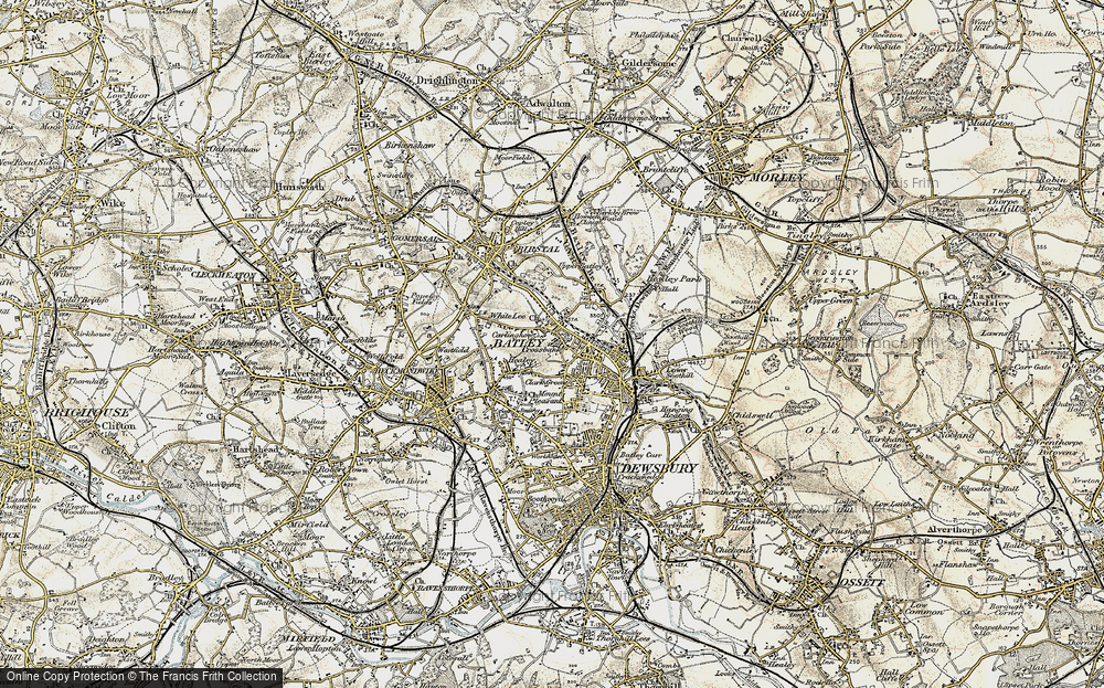 Old Map of Carlinghow, 1903 in 1903