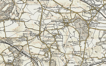 Old map of Carlton in 1903