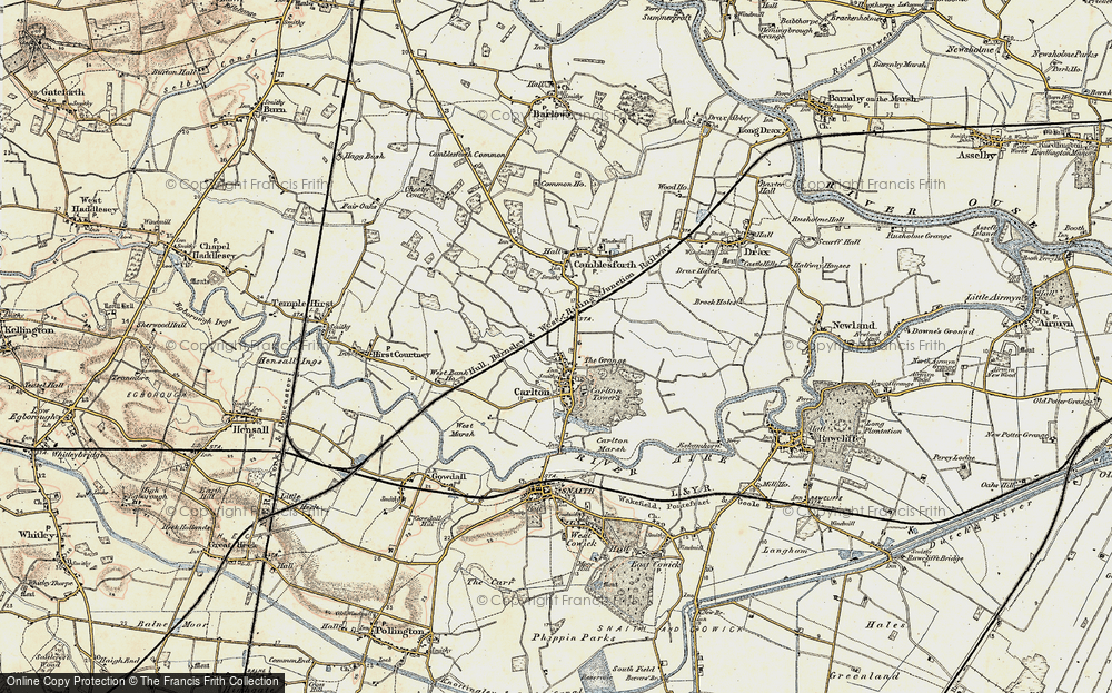 Old Map of Carlton, 1903 in 1903