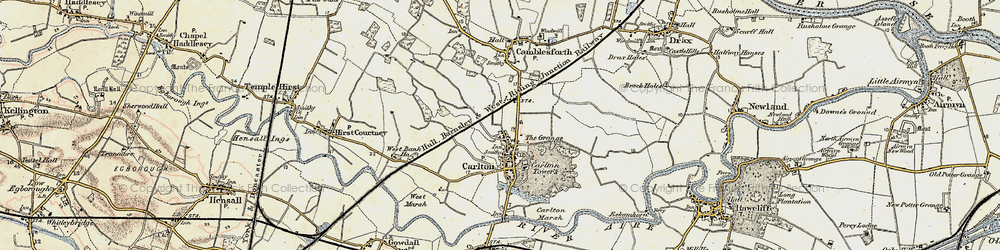 Old map of Carlton in 1903