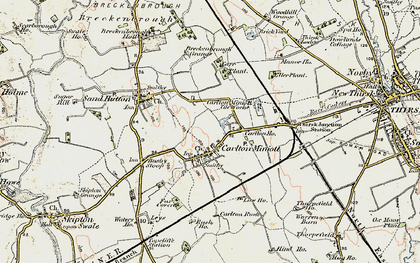 Old map of Busby Stoop in 1903-1904