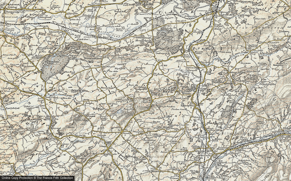 Old Map of Carmel, 1900-1901 in 1900-1901