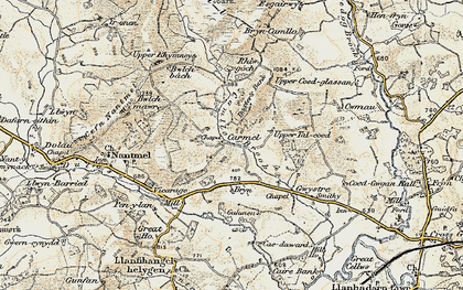 Old map of Carmel in 1901-1903