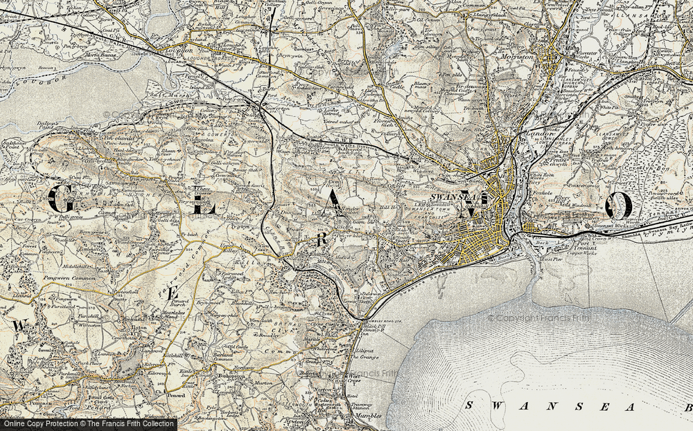 Old Map of Carnglas, 1900-1901 in 1900-1901