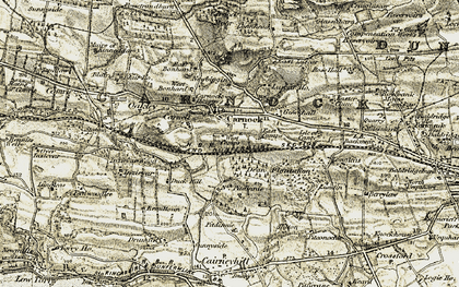 Old map of Carnock in 1904-1906