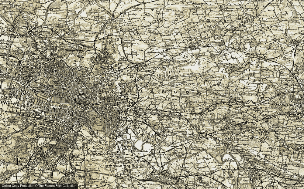 Old Map of Carntyne, 1904-1905 in 1904-1905