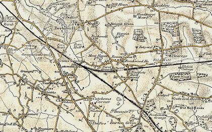 Old map of Carol Green in 1901-1902