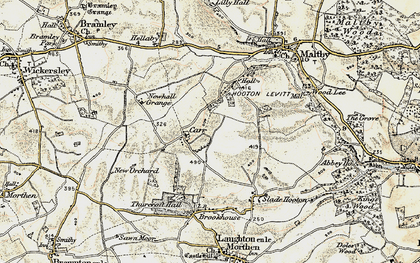 Old map of Carr in 1903
