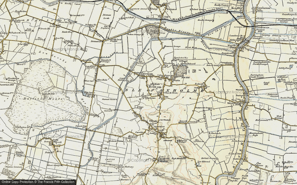 Old Map of Carrhouse, 1903 in 1903