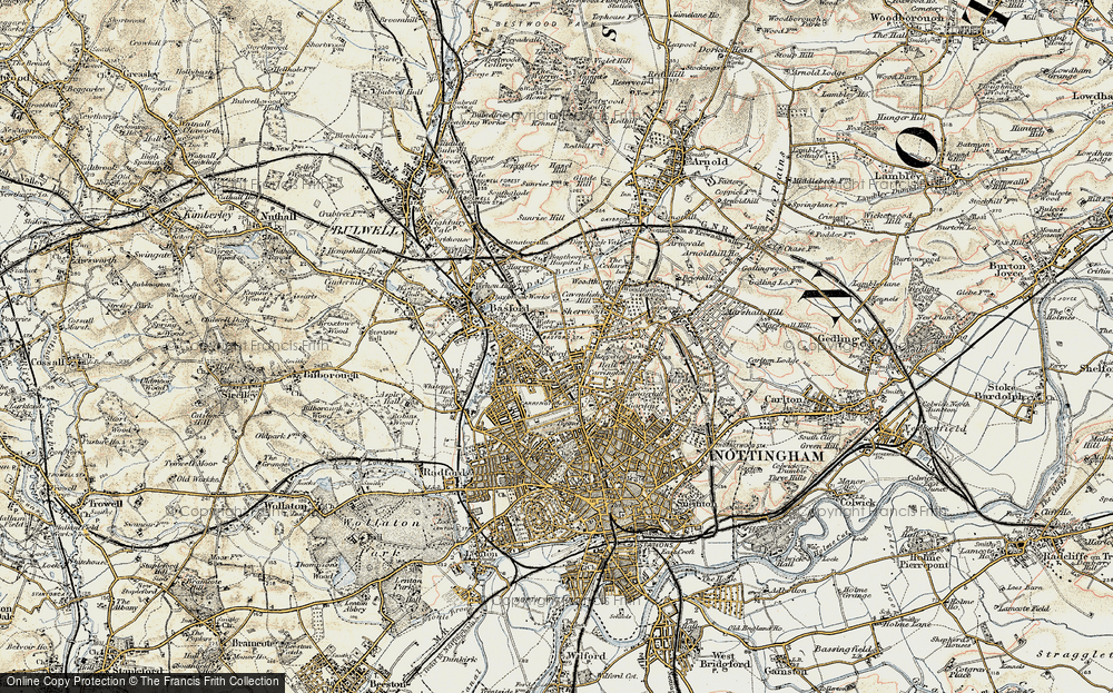 Old Map of Carrington, 1902-1903 in 1902-1903