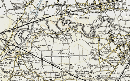 Old map of Carrington in 1903