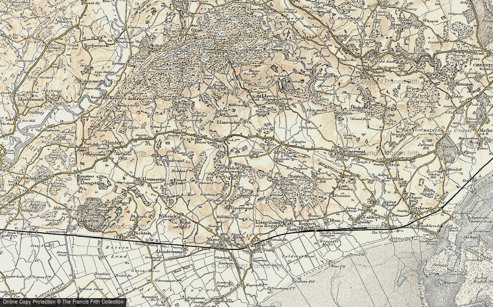 Old Map of Carrow Hill, 1899-1900 in 1899-1900
