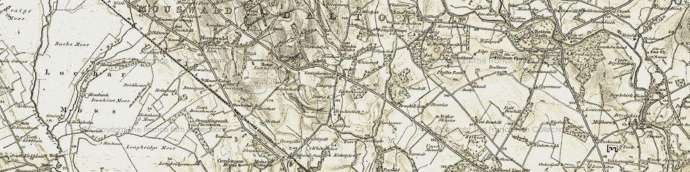Old map of Whitecroft in 1901-1904