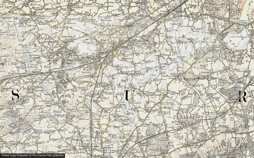 Old Map of Cartbridge, 1897-1909 in 1897-1909