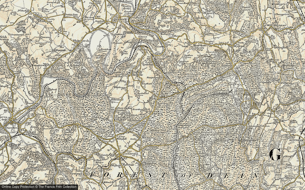 Old Map of Carterspiece, 1899-1900 in 1899-1900