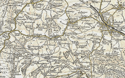 Old map of Cartledge in 1902-1903