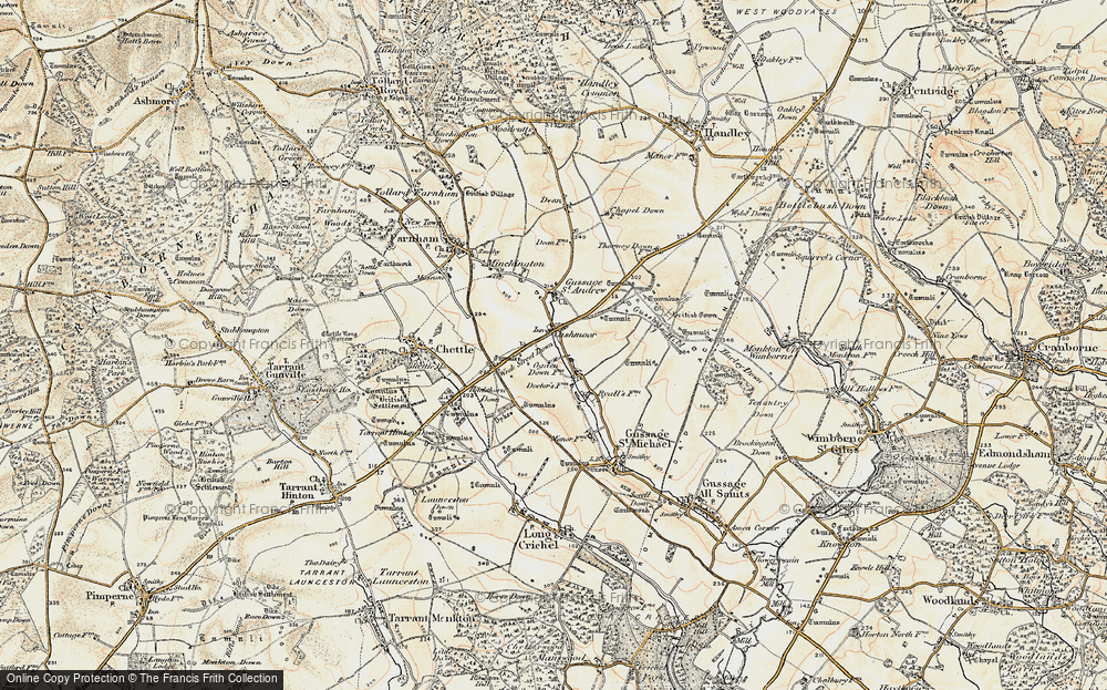 Old Map of Cashmoor, 1897-1909 in 1897-1909