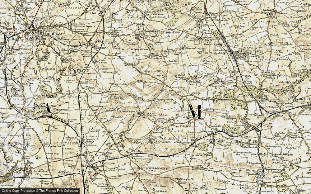 Old Map of Cassop, 1901-1904 in 1901-1904