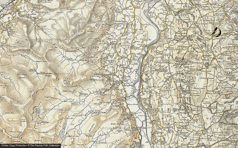 Old Map of Castell, 1902-1903 in 1902-1903