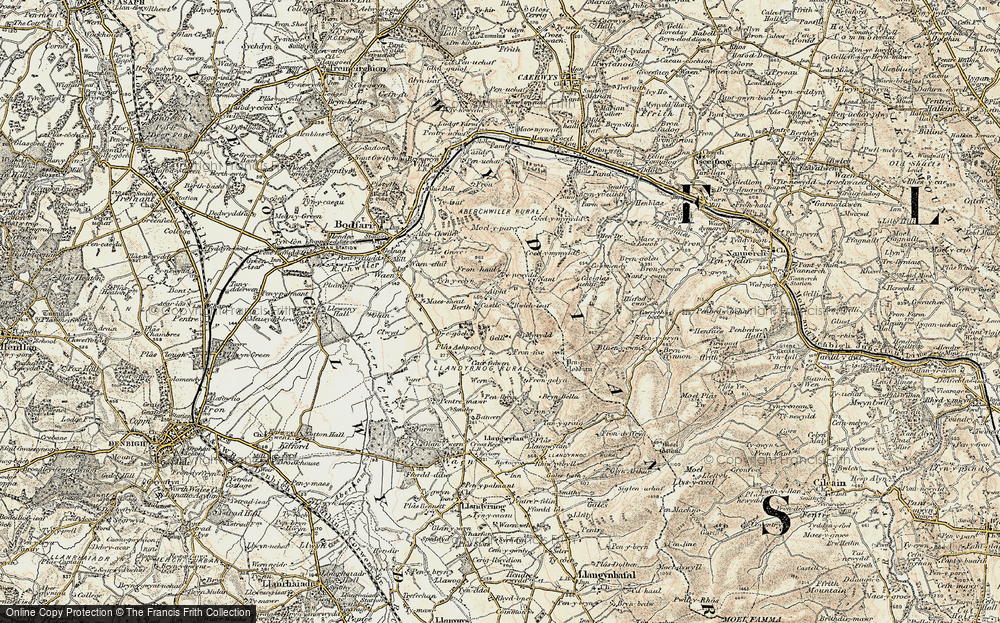Old Map of Castell, 1902-1903 in 1902-1903