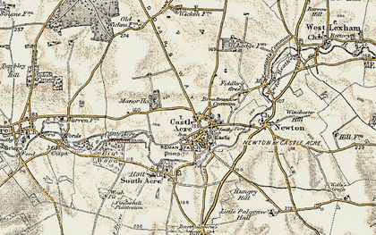 Old map of Bailey Gate in 1901-1902