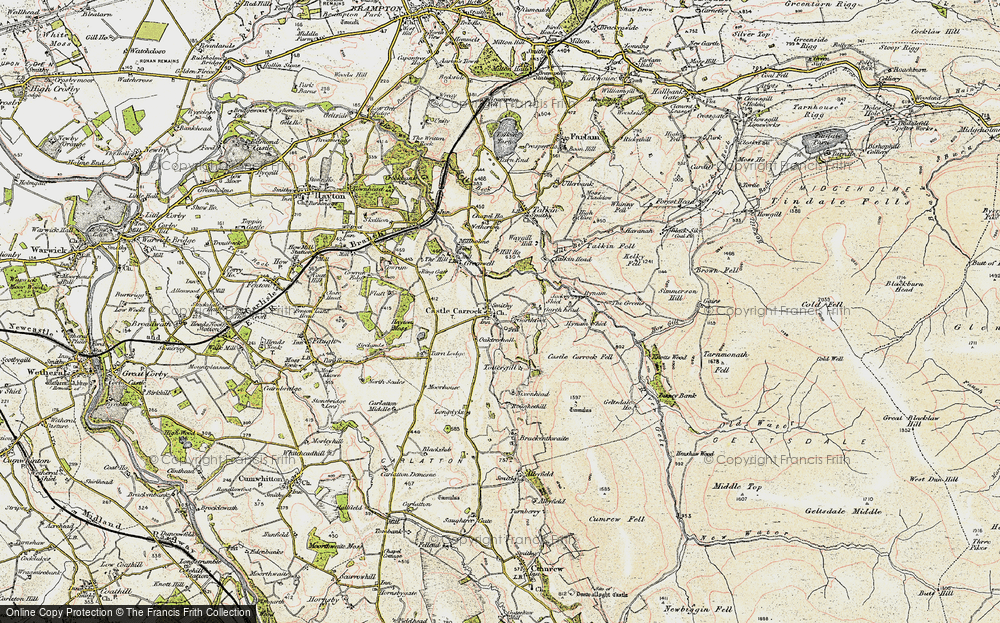 Old Map of Castle Carrock, 1901-1904 in 1901-1904