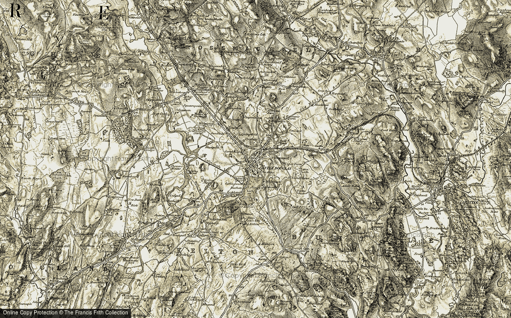 Old Map of Castle Douglas, 1904-1905 in 1904-1905