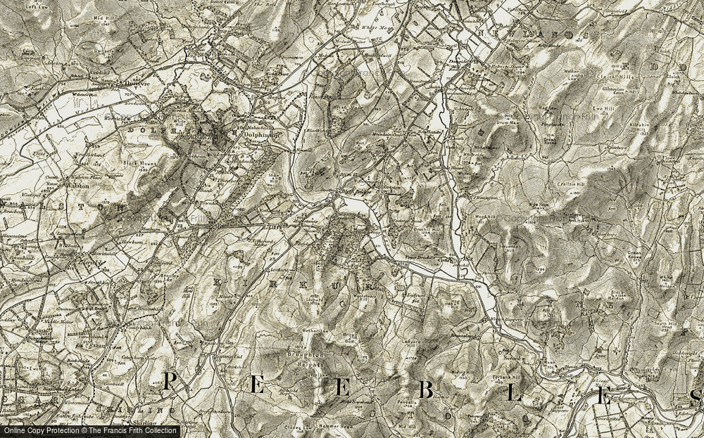 Old Map of Castlecraig, 1903-1904 in 1903-1904