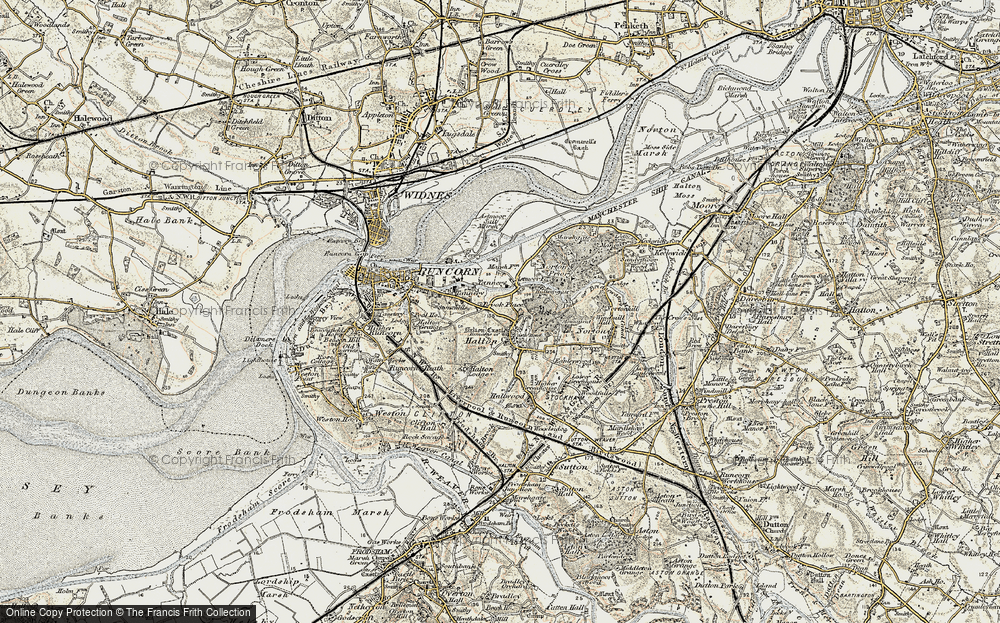 Old Map of Castlefields, 1902-1903 in 1902-1903